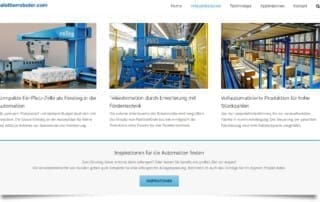 palettierroboter.com zeigt Anlagenbeispiele